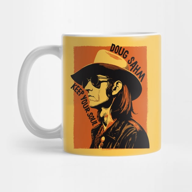 Doug Sahm - Retro Original Fan Artwork by DankFutura